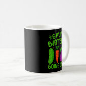 Mug Saving Batteries Going Green Funny Inappropriate H (Devant droit)