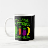 Mug Saving Batteries Going Green Funny Inappropriate H (Gauche)