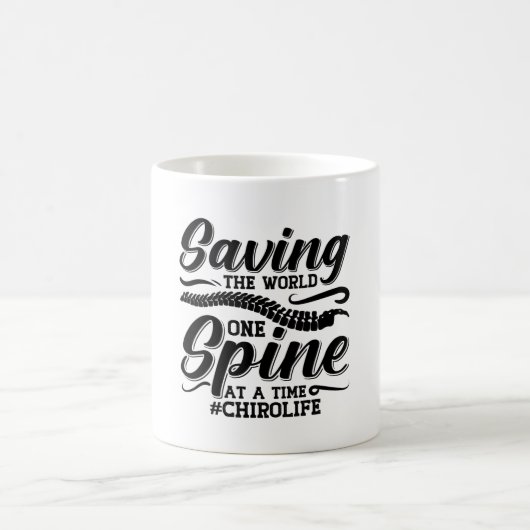 Mug Saving The World Spine Chiropractic Chiropractor (Centre)