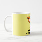 Mug SAVOUREZ CET ARÔME DE CAFÉ ! Chat buvant du Café (Gauche)