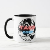 Mug Savourez chaque gorgée avec Taco Corp Conception d (Gauche)
