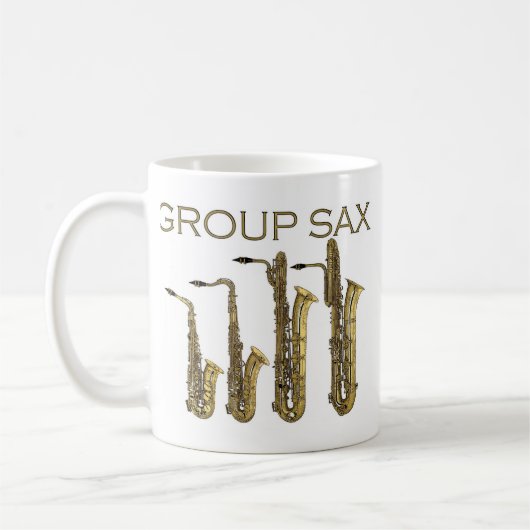 Mug Saxo de groupe (Gauche)