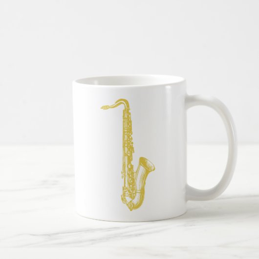 Mug Saxo en laiton (Droite)