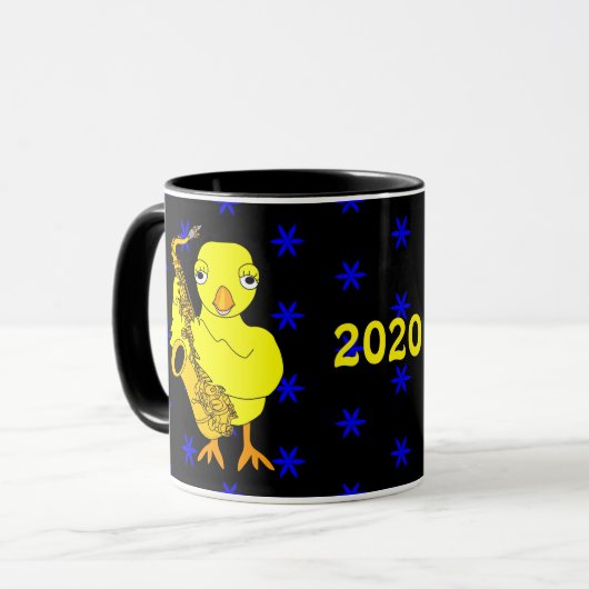 Mug Saxophone Chick (Devant gauche)
