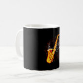 Mug Saxophone cool Pour Notes Musiques Jazz Musicien S (Devant gauche)