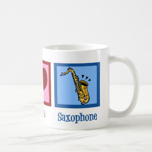 Mug Saxophone d'amour de paix
