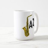 Mug Saxophone de jazz (Devant droit)