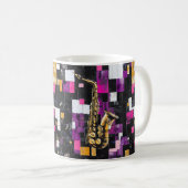Mug Saxophone moderne (Devant droit)