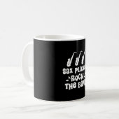 Mug Saxophone Music ax Player Marche Band (Devant gauche)