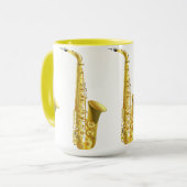 Mug Saxophone Vintage cool (Devant gauche)
