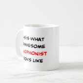 Mug saxophoniste, génial (Devant gauche)