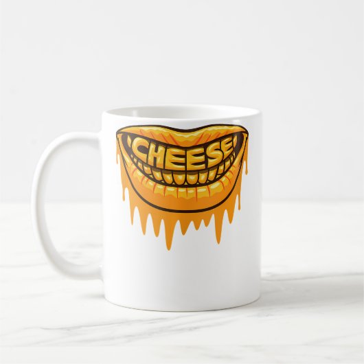 Mug Say Cheese Funny Cheesy Smile Photography Gift (Gauche)