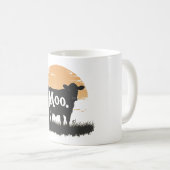 Mug Say Moo — Cute Cow Silhouette (Devant droit)