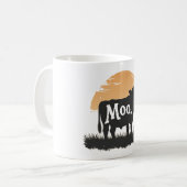 Mug Say Moo — Cute Cow Silhouette (Devant gauche)