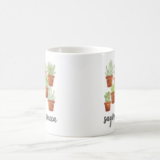 Mug Sayonara Succa Succulent (Centre)