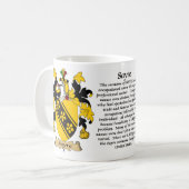 Mug Sayre, l'origine, la signification et la crête (Devant gauche)