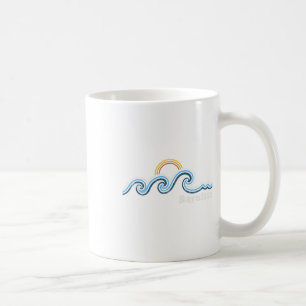 Mug Sayulita Mexique Vagues de surf Plage au coucher d