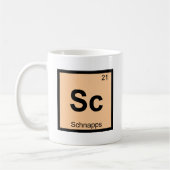 Mug Sc - Chimie de la Schnapps Symbole du tableau péri (Gauche)
