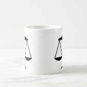 Mug Scales of Justice (Droit) (Centre)