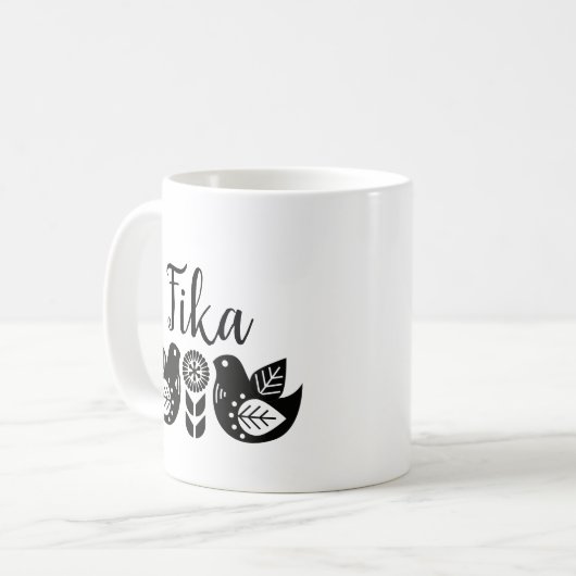 Mug Scandi Birds Fika (Devant gauche)