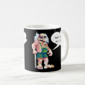 Mug Scandinave drôle à l'air amoureux Troll (Devant droit)