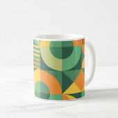 Mug Scandinavie Géométrique Vintage (Devant droit)