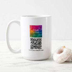 Mug Scannez-moi Code QR Téléchargement Logo Promotionn