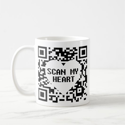 Mug Scannez mon cœur (Gauche)