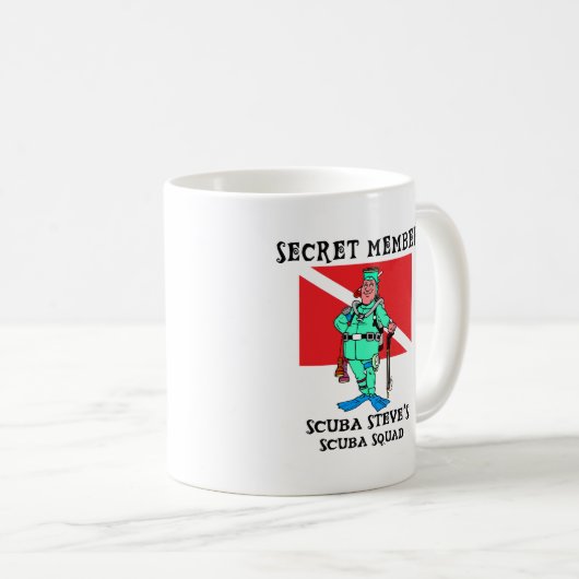 Mug SCAPHANDRE secret Steve de membre (Devant droit)