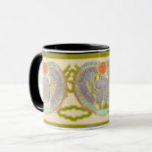Mug Scarab égyptien avec Kephri Cartouche (Devant gauche)