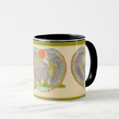 Mug Scarab égyptien avec Kephri Cartouche (Devant droit)