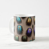 Mug Scarabes égyptiens colorés (Devant gauche)