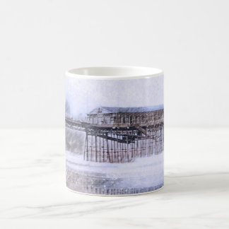 Mug Scarborough North Bay Pier - Vintage Watercolour
