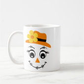Mug Scarecrow Face mignonne Halloween Garçons Filles F (Gauche)