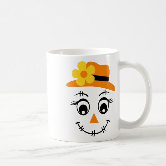 Mug Scarecrow Face mignonne Halloween Garçons Filles F (Droite)