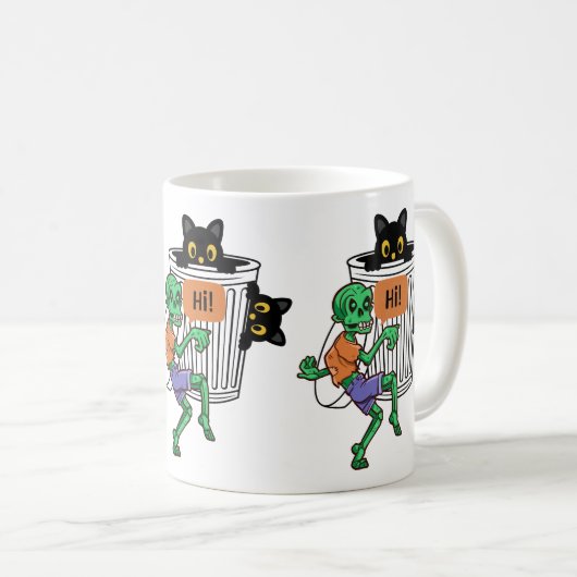 Mug Scaredy Cat Halloween (Devant droit)