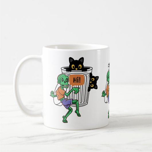 Mug Scaredy Cat Halloween (Gauche)