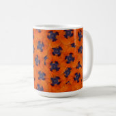 Mug Scarlet Orange Poppy Motif sans joint (Devant droit)