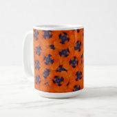 Mug Scarlet Orange Poppy Motif sans joint (Devant gauche)