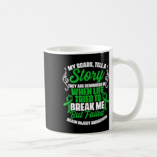 Mug Scars Raconter l'histoire Traumatisme Brain Brain (Droite)