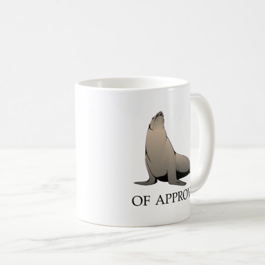 Mug Sceau D'Approbation (Devant droit)
