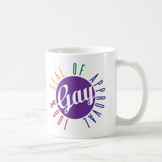 Mug Sceau d'Approbation Gay (Droite)