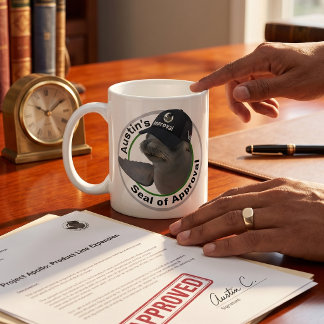 Mug Sceau de certification approuvé | Sceau personnali