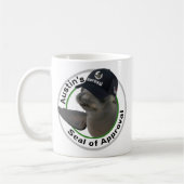 Mug Sceau de certification approuvé | Sceau personnali (Gauche)