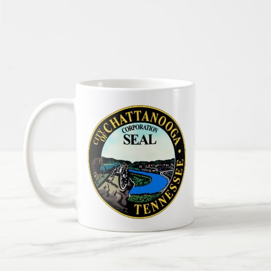 Mug Sceau de Chattanooga, Tennessee (Gauche)