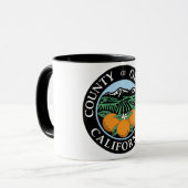 Mug Sceau de comté d'Orange (Devant gauche)