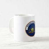 Mug Sceau de drapeau de l'État de Pennsylvanie (Devant gauche)