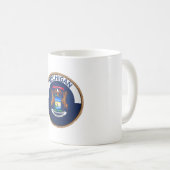 Mug Sceau de drapeau de l'État du Michigan (Devant droit)