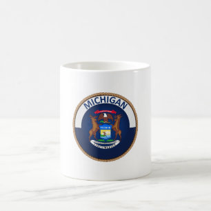 Mug Sceau de drapeau de l'État du Michigan