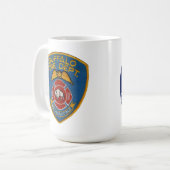 Mug Sceau de la ville de Buffalo - Incendie de Buffalo (Devant gauche)